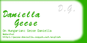 daniella gecse business card